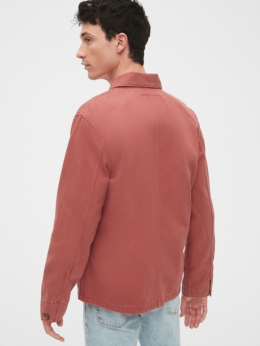 2 of 8 showing, with the color rust of product Chore Jacket
