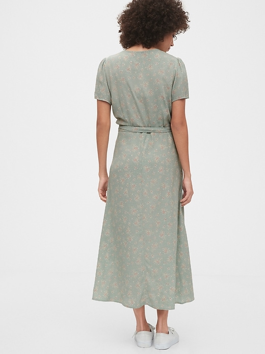 Image number 2 showing, Midi Wrap Dress
