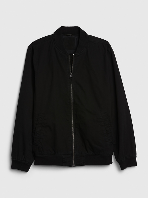 Image number 6 showing, Canvas Bomber Jacket