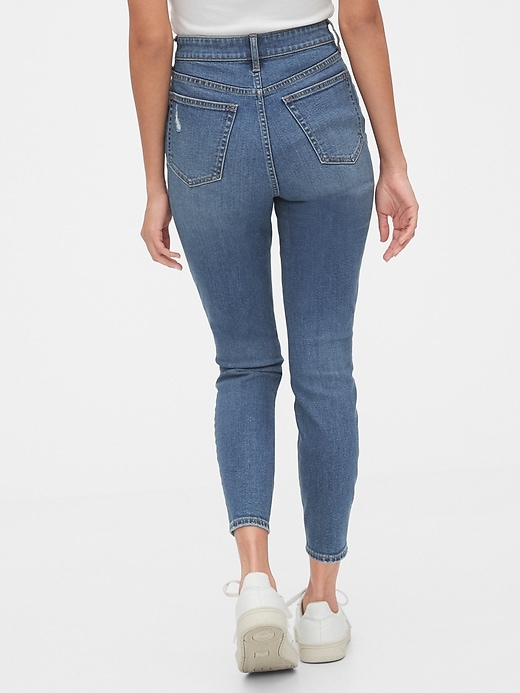 Image number 2 showing, Sky High Curvy True Skinny Ankle Jeans with Secret Smoothing Pockets