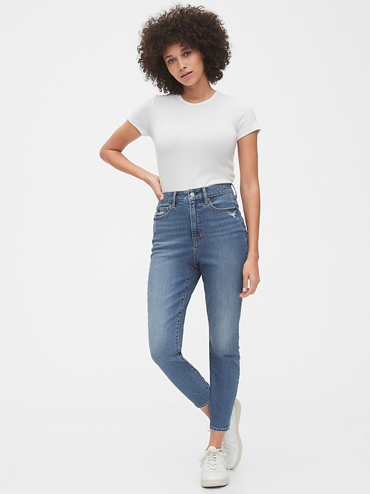 Image number 3 showing, Sky High Curvy True Skinny Ankle Jeans with Secret Smoothing Pockets