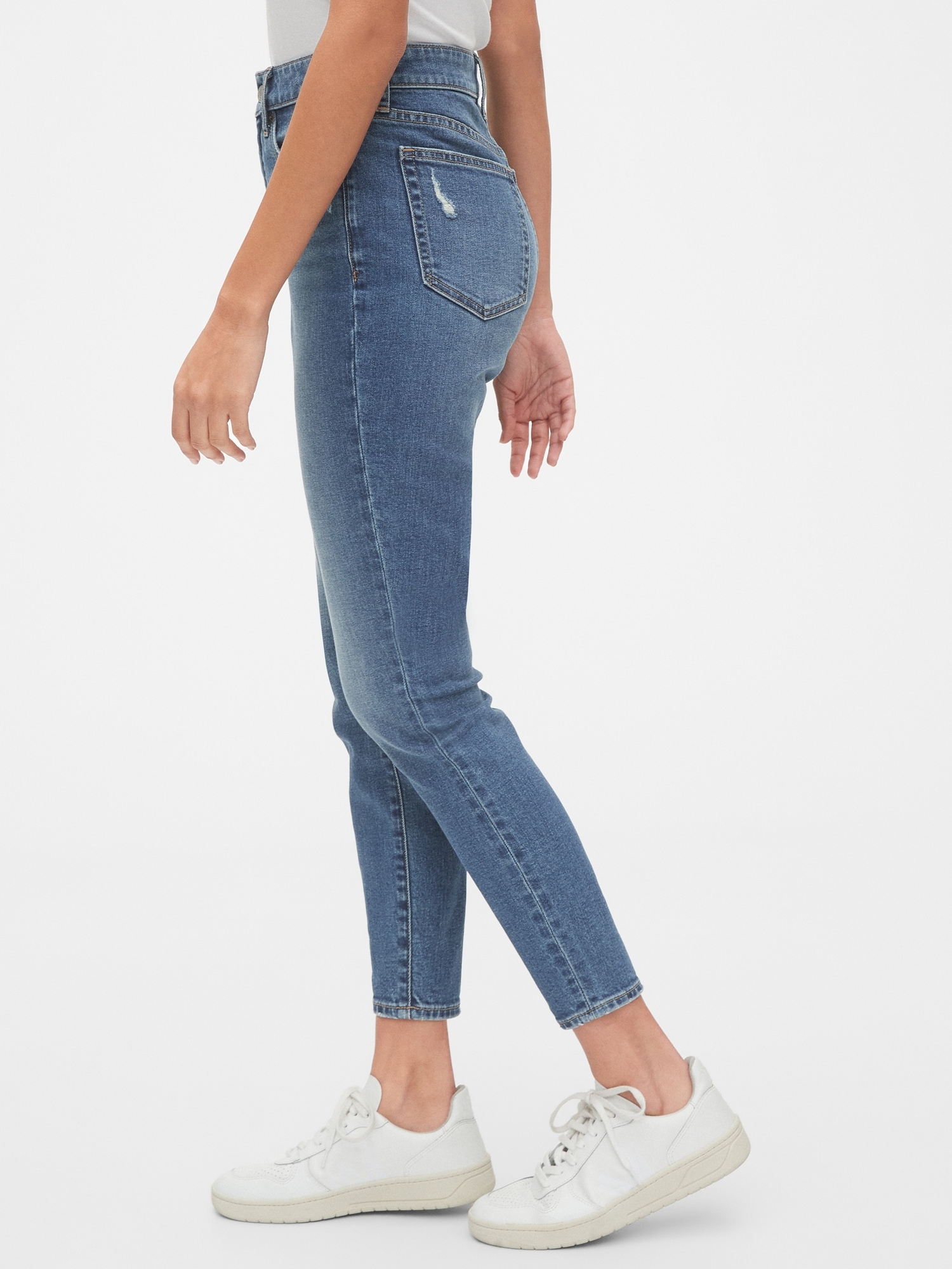 Sky High Curvy True Skinny Ankle Jeans with Secret Smoothing