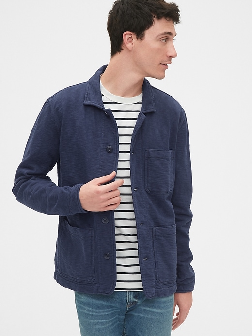 Image number 1 showing, 1969 Premium Chore Jacket in French Terry