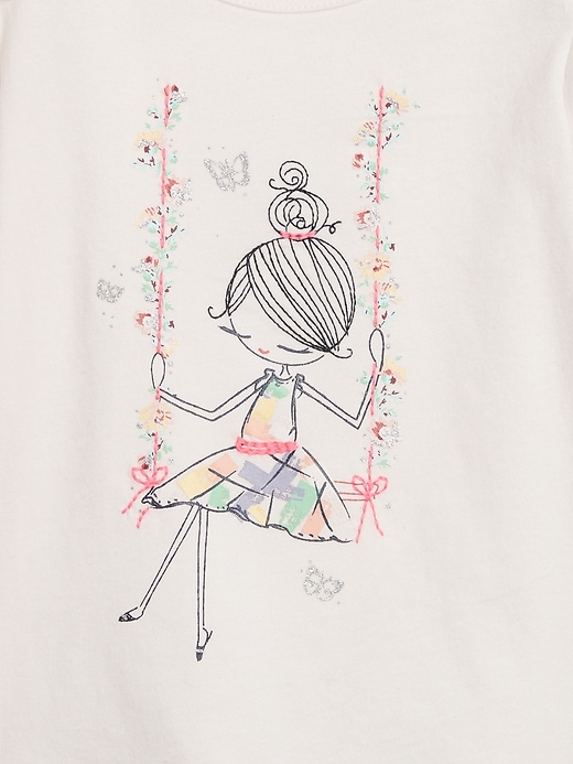Image number 3 showing, Toddler Bea Flutter T-Shirt