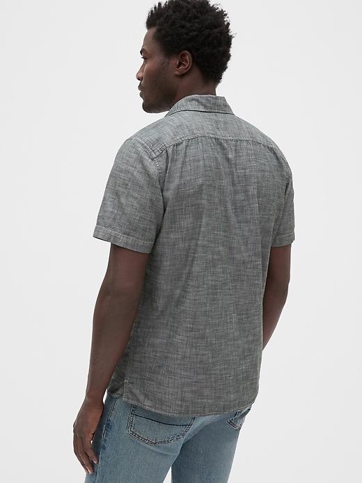 2 of 8 showing, with the color pine green of product Camp Shirt