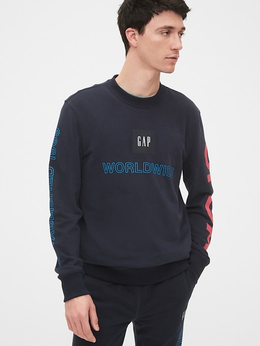 Image number 1 showing, Gap Logo Worldwide Sweatshirt