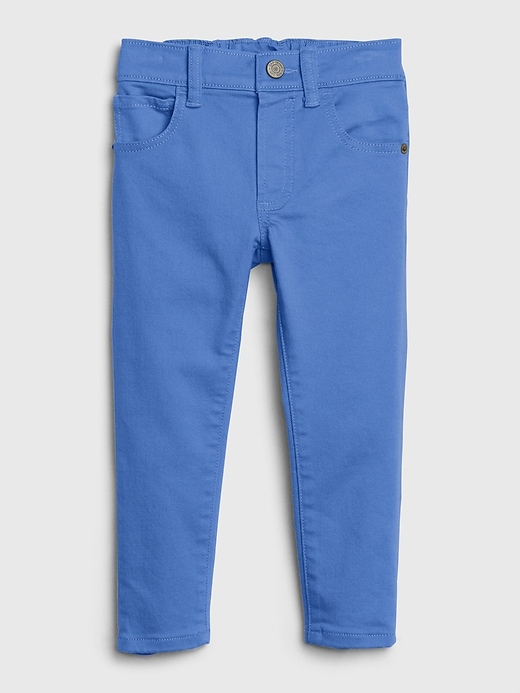 Image number 5 showing, Toddler Elasticized Pull-On Slim Taper Jeans with Stretch