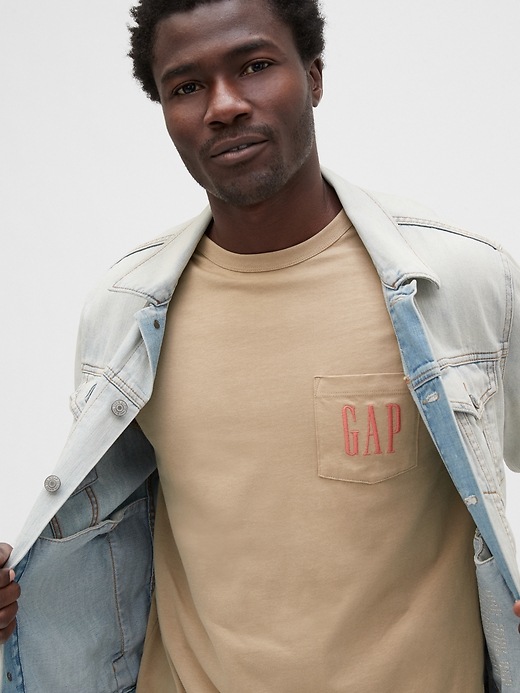 Image number 5 showing, Gap Logo Pocket T-Shirt