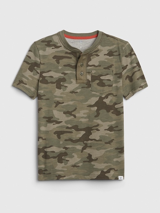 View large product image 1 of 1. Kids Henley T-Shirt