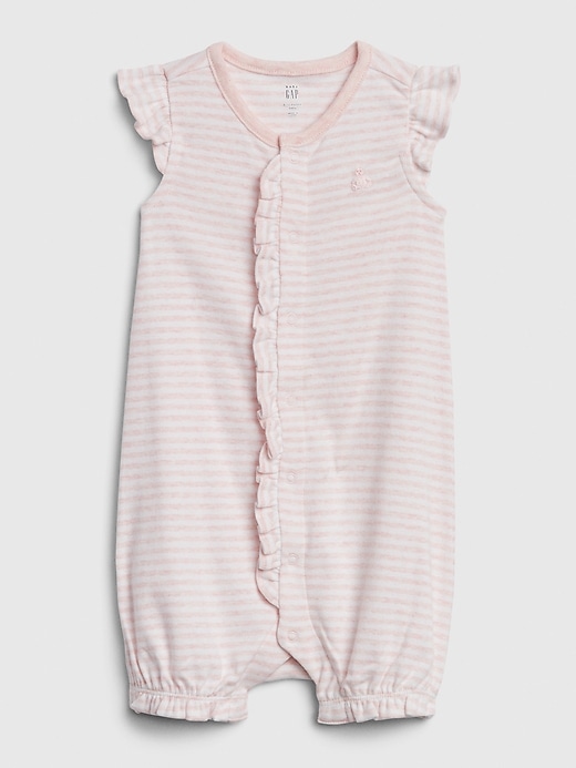 Image number 1 showing, Baby Ruffle Brannan Bear Shorty One-Piece