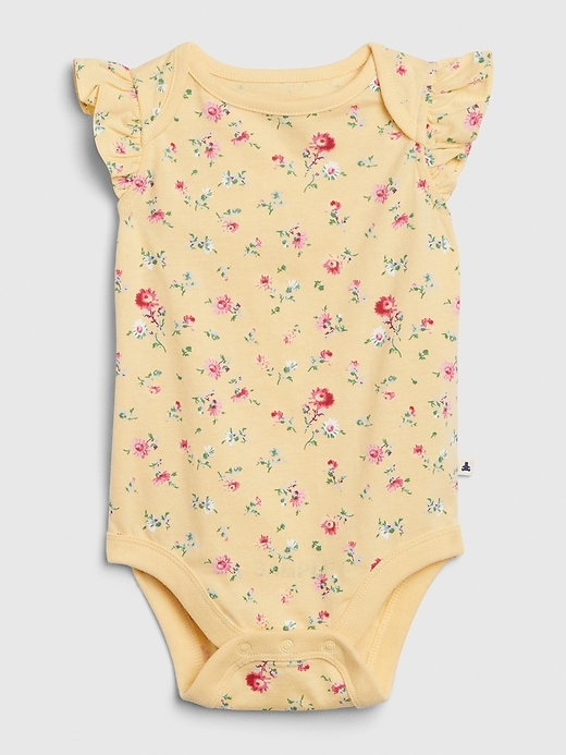 Image number 6 showing, Baby Print Ruffle Bodysuit