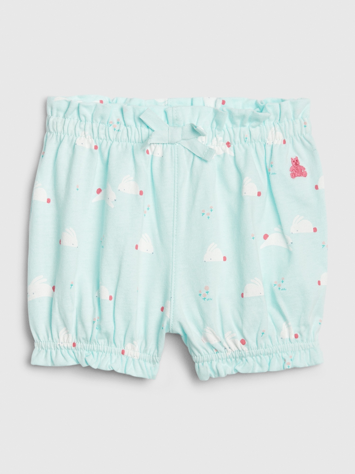 Baby Print Bubble Shorts Gap