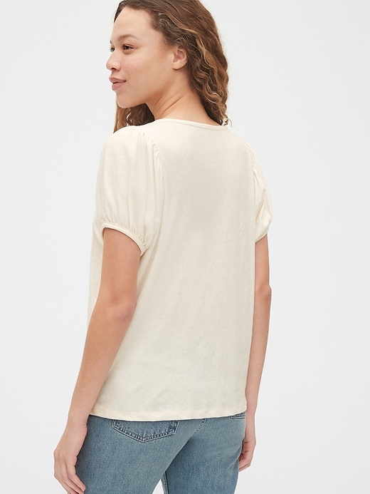 Image number 2 showing, Puff Sleeve Shirt