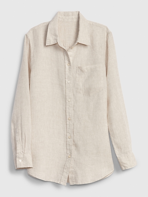 Image number 6 showing, Boyfriend Shirt in Linen