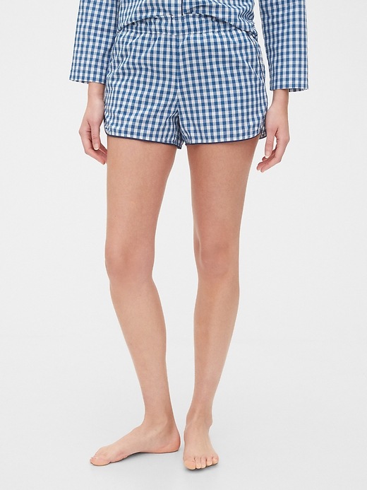 View large product image 1 of 1. Print Shorts in Poplin