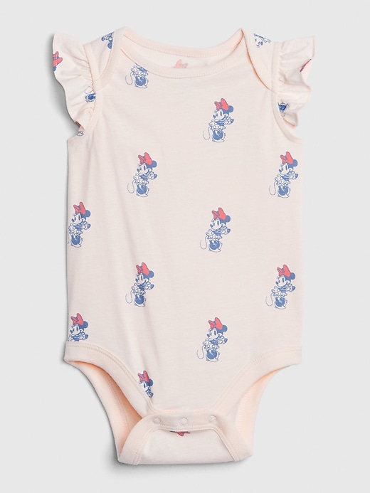 1 of 8 showing, with the color light pink of product babyGap &#124 Disney Minnie Mouse Bodysuit