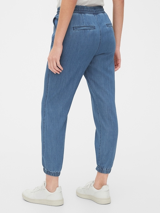 2 of 8 showing, with the color medium indigo of product Utility Joggers