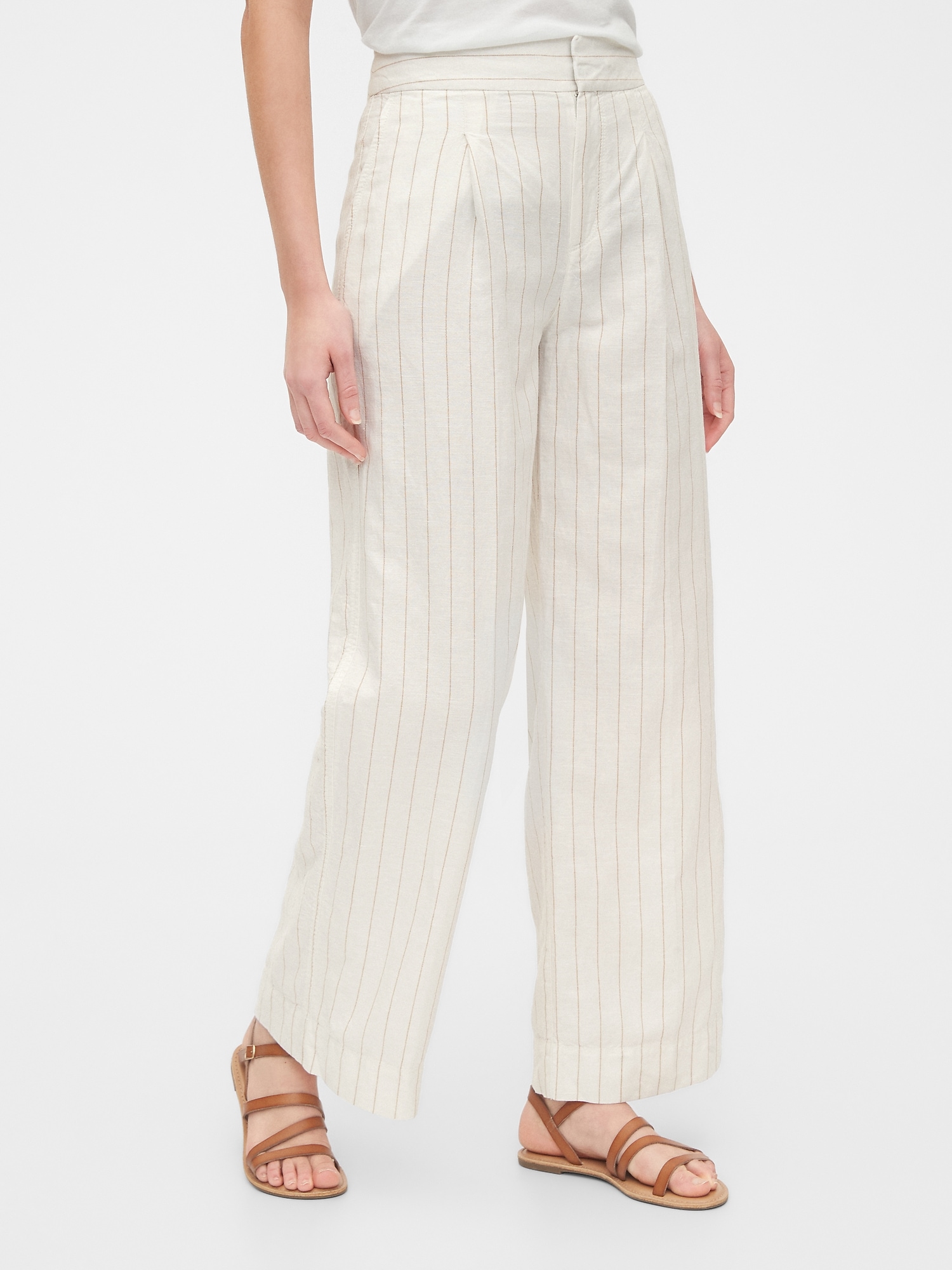 high waisted linen pants