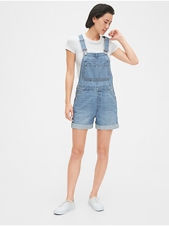 denim romper overalls