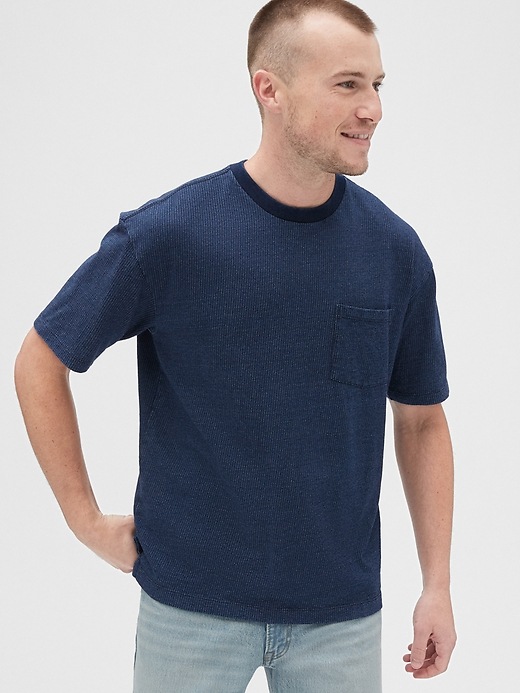 Image number 1 showing, 1969 Premium Indigo Easy Pocket T-Shirt