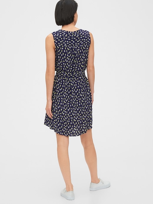 Image number 2 showing, Sleeveless Printed Shirtdress