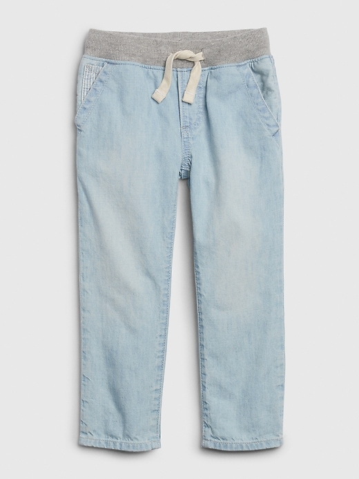 Image number 1 showing, Toddler Pull-On Slim Jeans