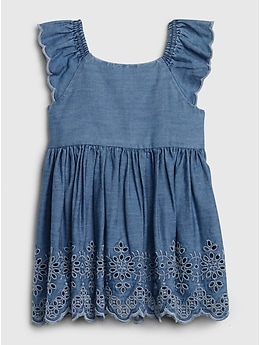 baby gap denim dress