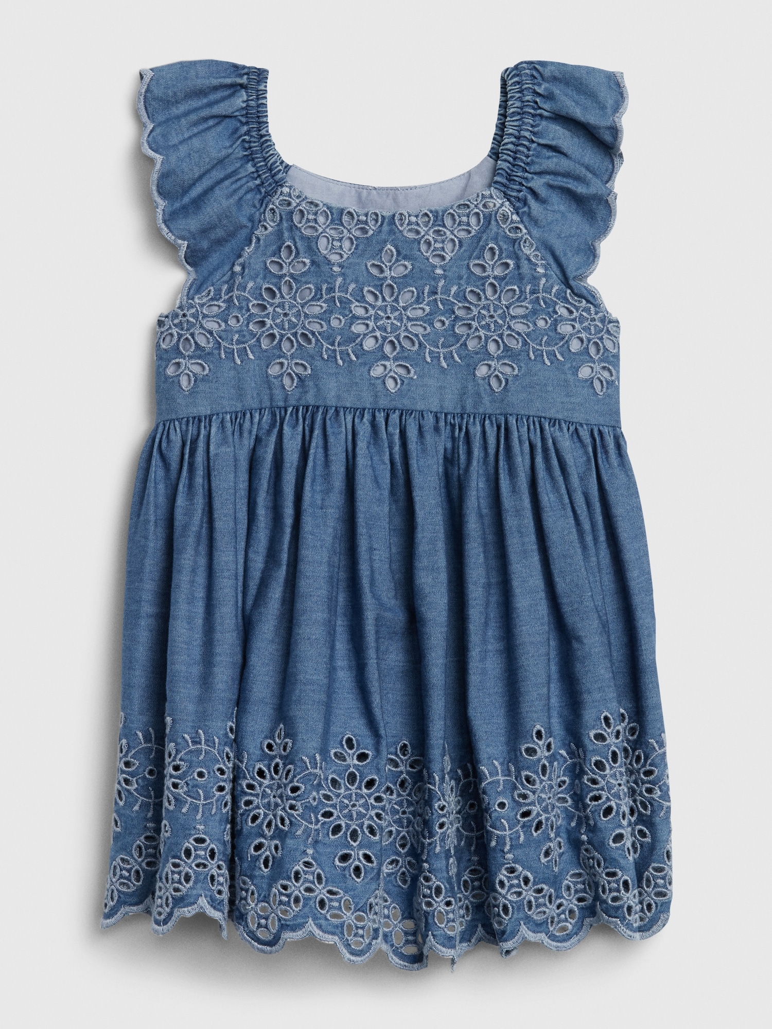 eyelet baby dress