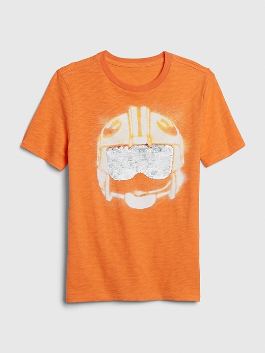 Image number 1 showing, GapKids &#124 Star Wars&#153 Flippy Sequin T-Shirt