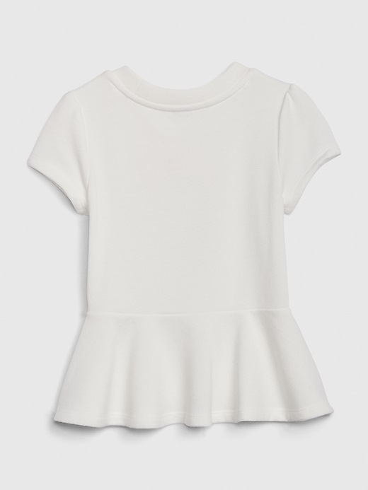 View large product image 2 of 3. Toddler Bea Peplum Active Top