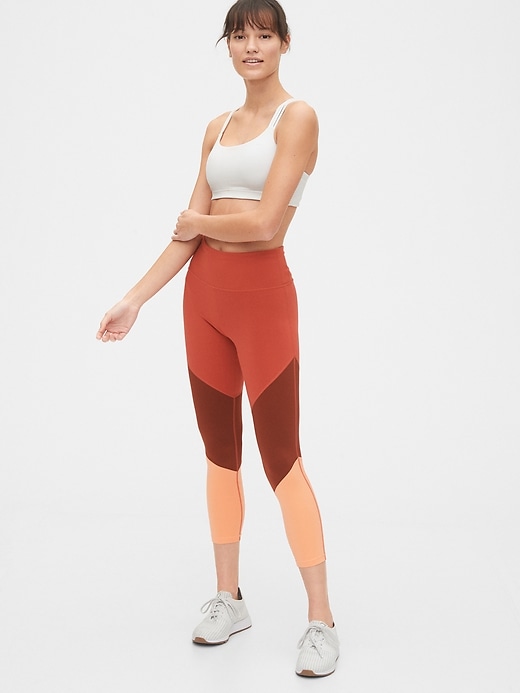 Image number 3 showing, GapFit High Rise 7/8 Leggings in Eclipse