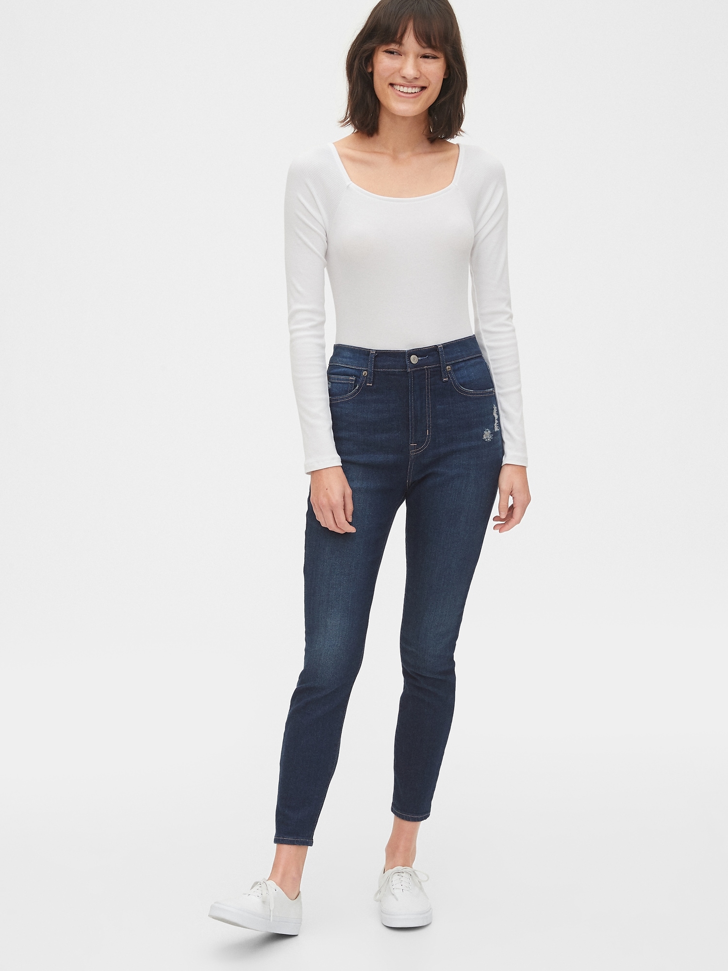 gap raw hem jeans