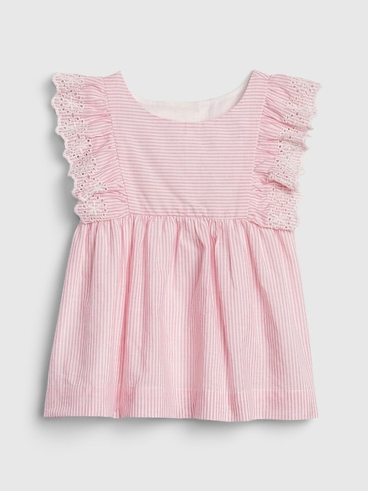 Image number 1 showing, Baby Ruffle Sleeve Top