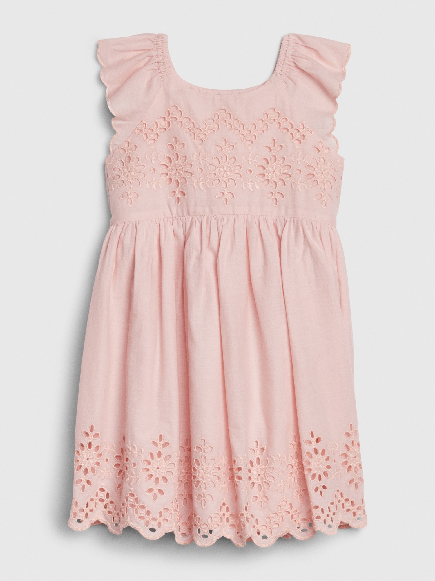 Toddler Eyelet Flutter Dress Gap