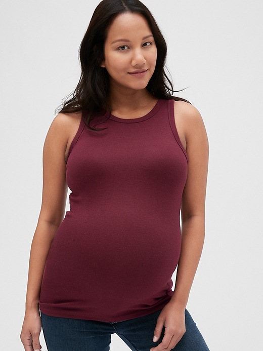 View large product image 1 of 1. Maternity Modern Tank Top