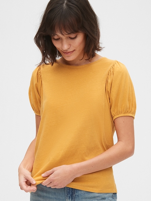 Image number 8 showing, Puff Sleeve Shirt