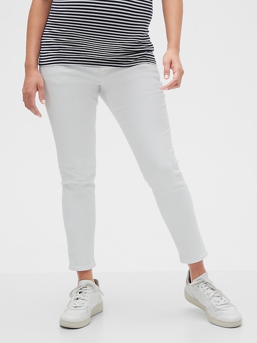 Maternity Demi Panel True Skinny Jeans | Gap