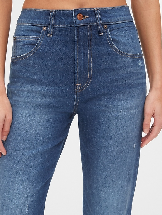 High Rise Ankle Flare Jeans | Gap