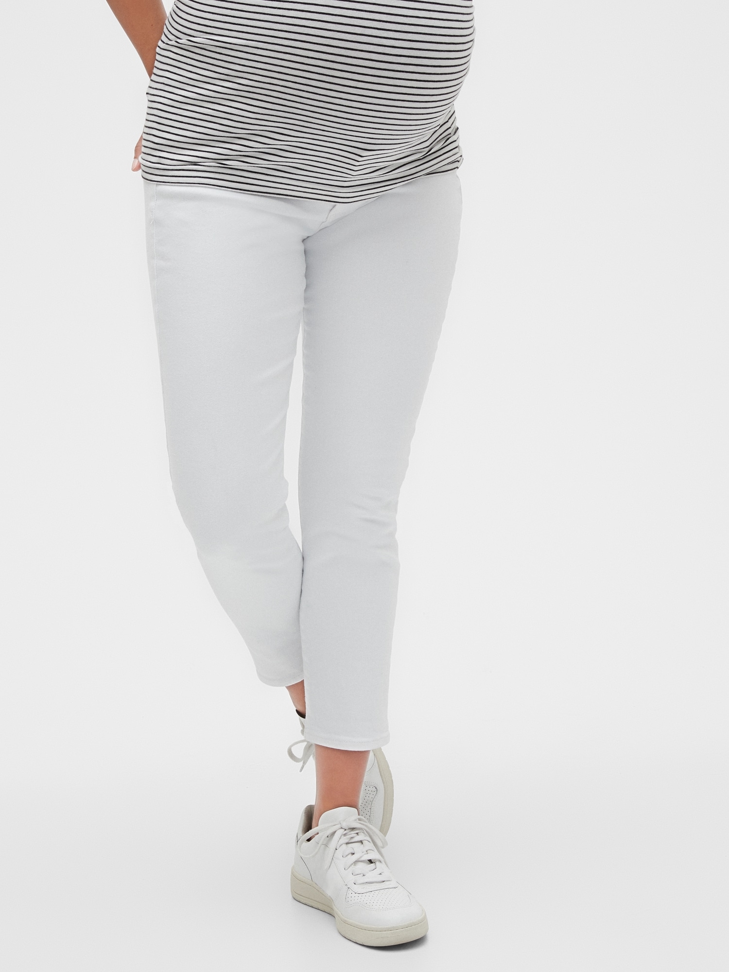 Maternity Inset Panel True Skinny Jeans