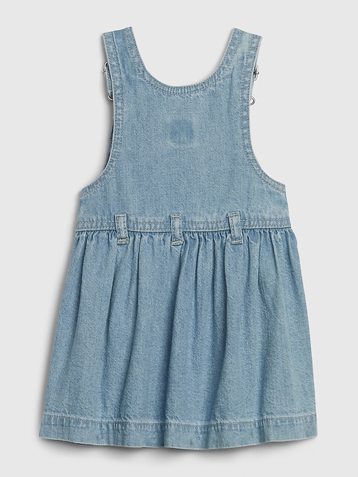 2 of 8 showing, with the color medium wash of product Baby Denim Skirtall