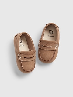 infant tan loafers