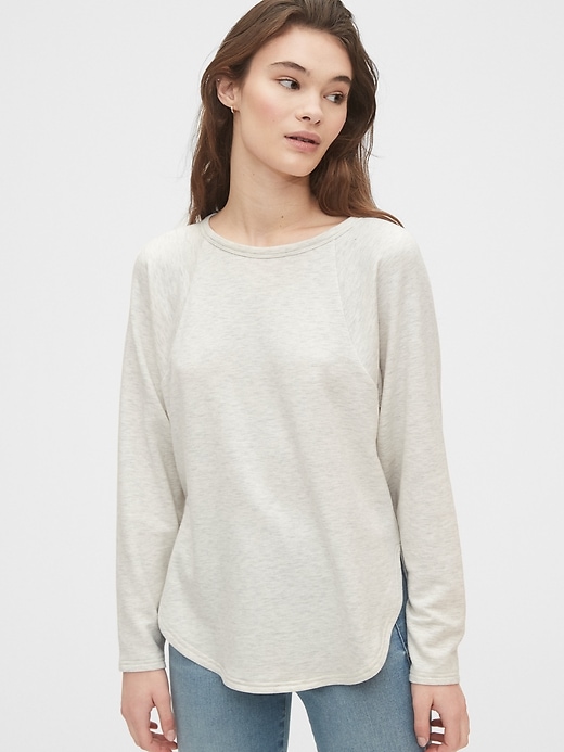 Image number 8 showing, Super Soft Terry Pullover Sweatshirt
