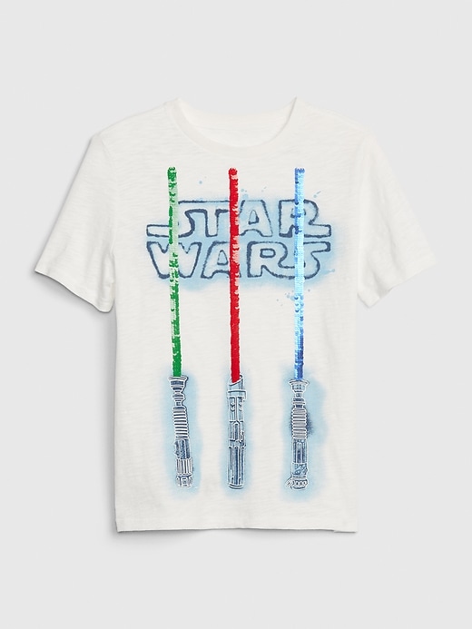 Image number 1 showing, GapKids &#124 Star Wars&#153 Flippy Sequin T-Shirt