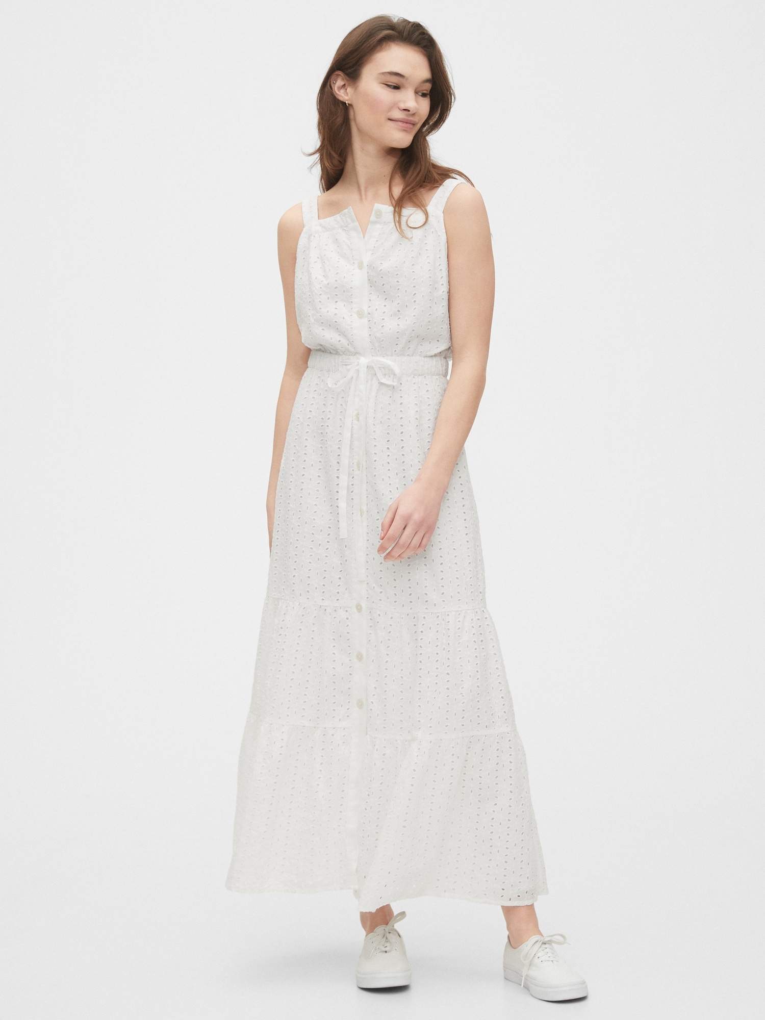 Apron Maxi Dress | Gap