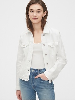 gap white jean jacket