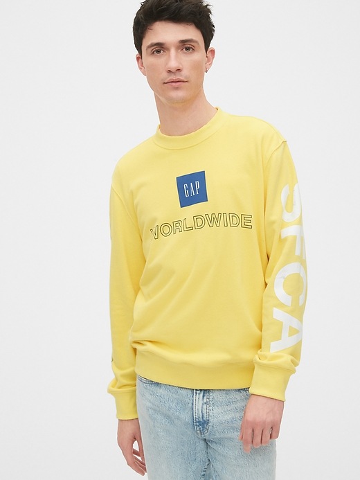 Image number 5 showing, Gap Logo Worldwide Sweatshirt