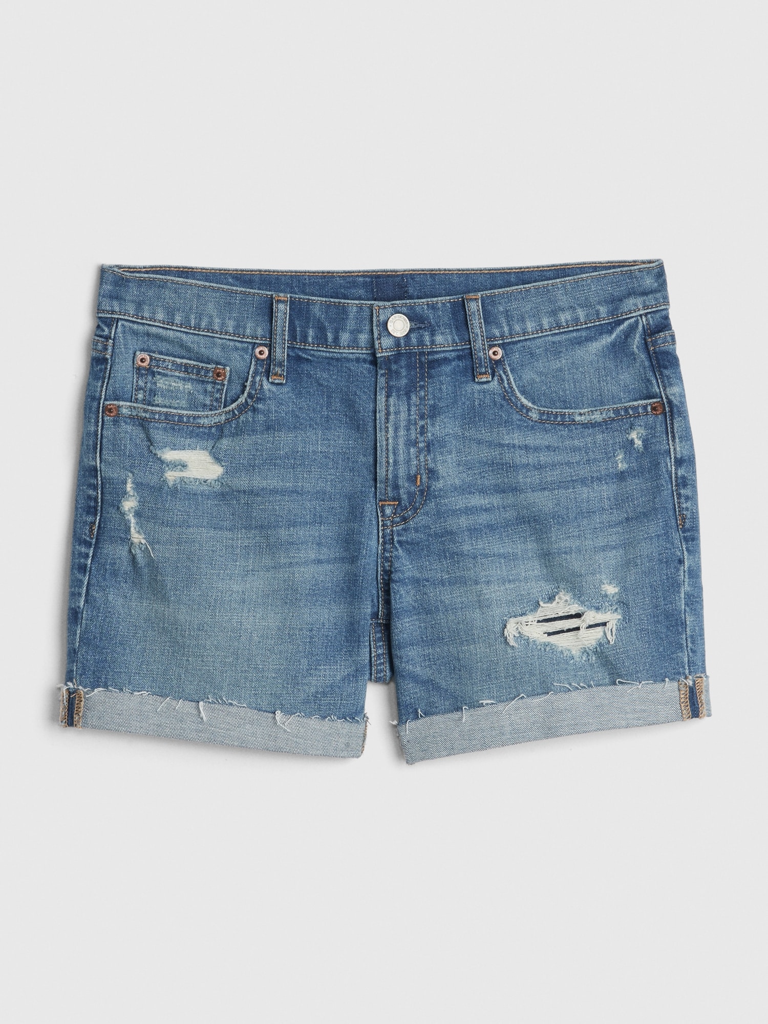 denim shorts with studs