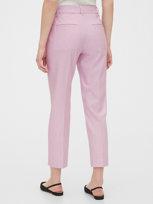 2 of 8 showing, with the color purple violet of product Slim Ankle Pants