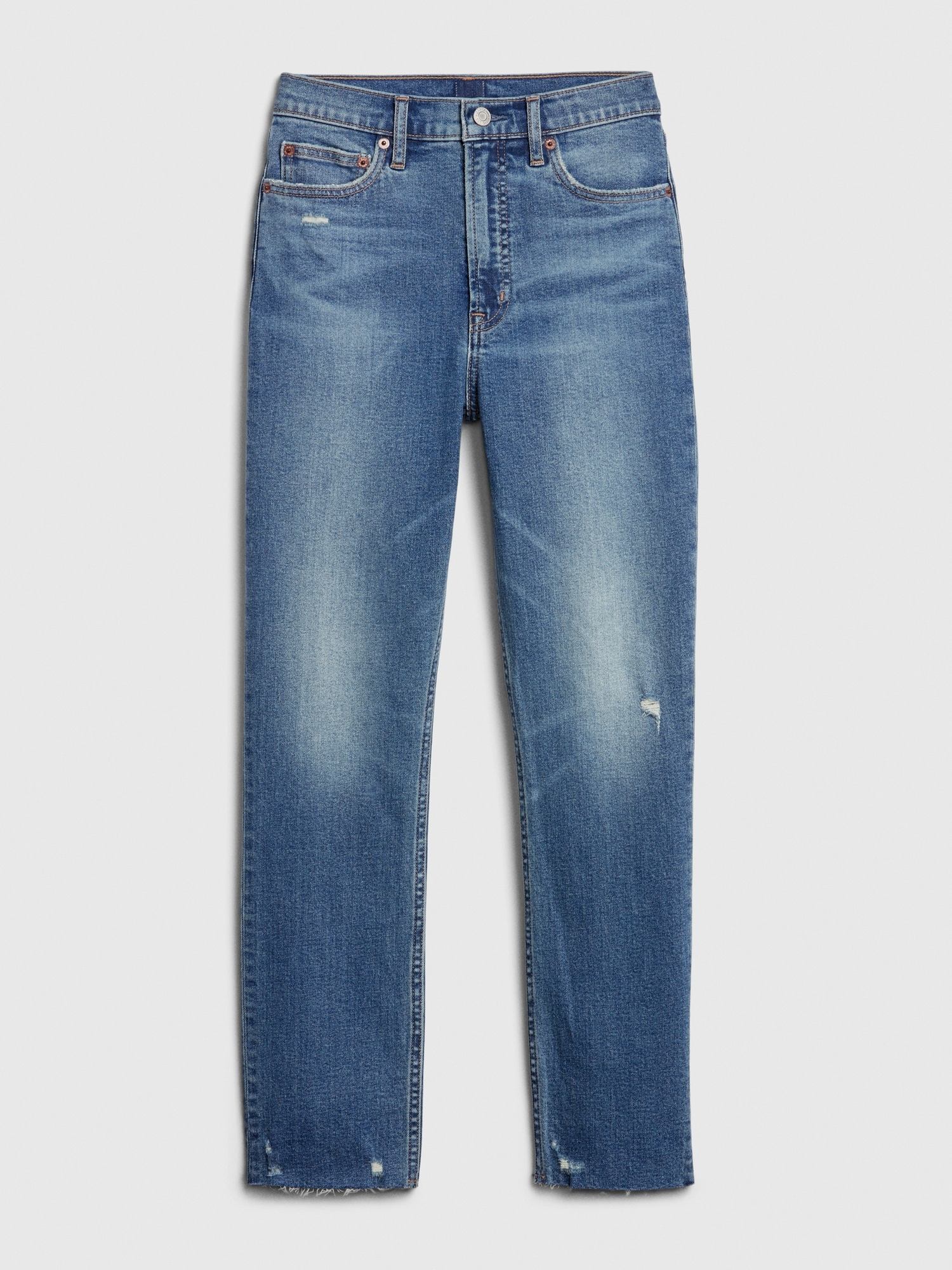 high rise cigarette jeans gap
