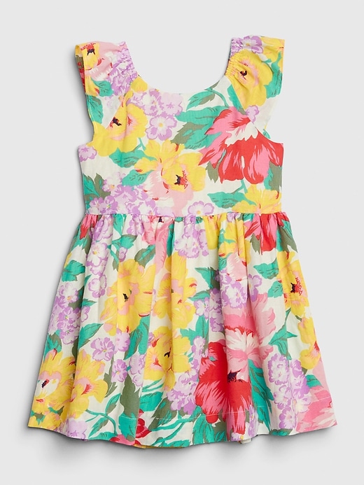 Image number 2 showing, Toddler Flutter Floral Dress
